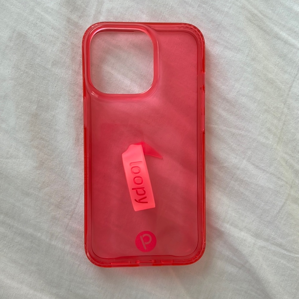 IPhone 13 Pro Pink loopy case
